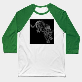 mayan mandala cougar cat pattern ecopop Baseball T-Shirt